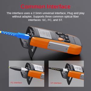 GUANGYAN G9 FTTH Glasfaser <span class=keywords><strong>multimeter</strong></span> Wiederauf ladbarer OPM-Glasfaser tester 15km optischer Leistungs messer mit VFL - Product Image 5