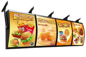 Arc Drive-thru LED menu hộp đèn cho KFC McDonald của bằng chứng thực phẩm đặt hàng Hội Đồng Quản Trị với hệ thống điều khiển quảng cáo thương mại hiển thị - Product Image 2