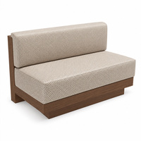 Ensemble de mobilier de restaurant haut de gamme en bois, pour hôtels et cafés, design commercial de luxe, durable, blanc, solution tout-en-un