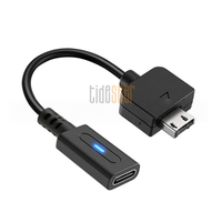 Câble adaptateur de charge USB-C (femelle) Tideseer 10 cm PD pour PS Vita 1000 - Charge rapide et charge uniquement, matériau PVC