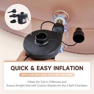 Benutzer definierte aufblasbare Badewanne für den grenz überschreiten den Gebrauch, faltbare Badewanne für Erwachsene, Badewanne für Kinder, Erwärmung des Wunders. - Product Image 3