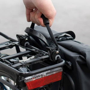 Bolsa de Bicicleta de Plástico Resistente, Portaequipajes para Bicicleta de Montaña, Bolsa Impermeable de un Solo Lado, Mochila para Ciclismo de Larga Distancia al Aire Libre, 25.4L - Product Image 2