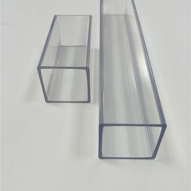 正方形長方形プラスチックアクリル/PMMA/PVC/ABS/PP/PE/PAチューブプラスチックパイプ