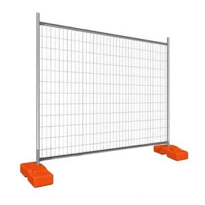 Panel pagar sementara Australia pemasangan mudah disesuaikan pagar sementara 2.4m 2.9m untuk situs konstruksi