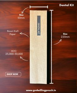 ชุดอุปกรณ์ทำฟันรักษ์โลกพร้อมกระดาษเกรดทางการแพทย์ ทนต่อไมโครเวฟ ป้องกันความชื้น ปิดด้วยแม่เหล็ก - Product Image 1