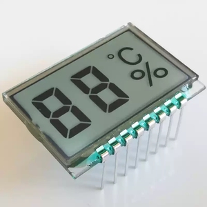 Module LCD 7 segments, affichage statique à 2 chiffres, TN positif, 3V, avec broches métalliques pour panneau d'instrumentation industriel - Product Image 2