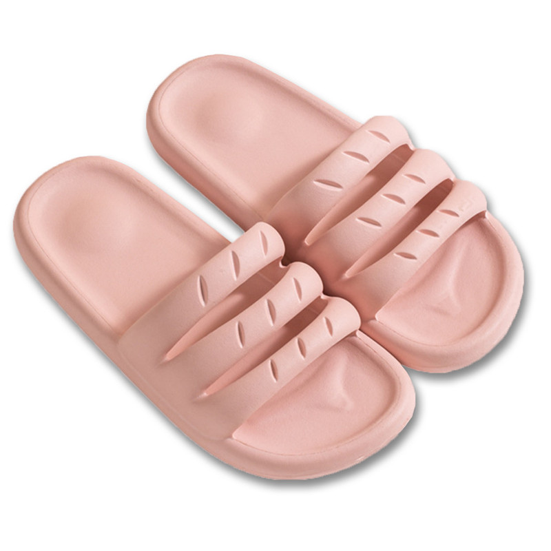 Men's Home Soft Bottomed Plastic Slippers Women Summer Indoor Bathroom Slides