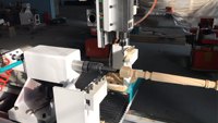 Machine à travailler le bois automatique, tournage CNC, tour à copier le bois