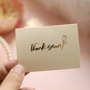 การ์ดอวยพรพิมพ์ลายดอกไม้ทำมือแบบพิเศษ <span class=keywords><strong>ป</strong></span>ั๊มร้อนโรแมนติก สำหรับเทศกาลต่างๆ - Product Image 3