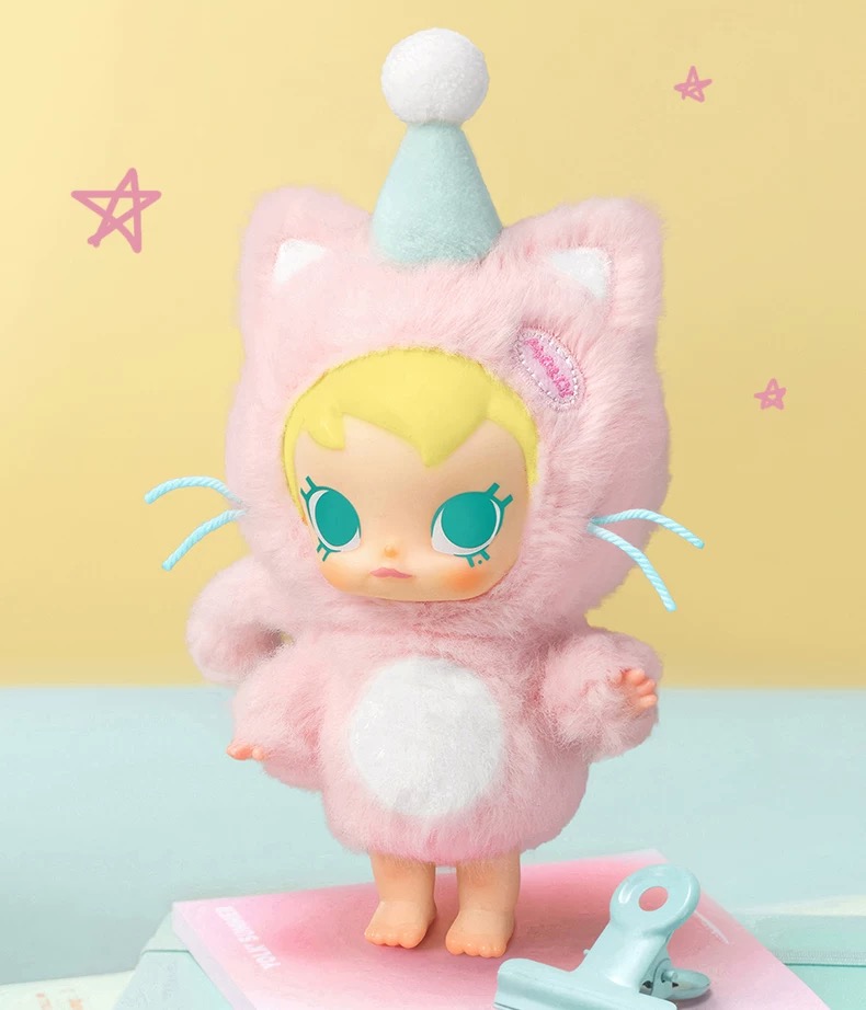 【未開封】POP MART Baby Molly Pocket Friends Baby Molly Pocket Friends Series-Vinyl Plush Pendant Blind