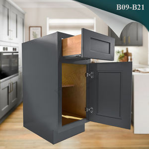 Livraison gratuite B09-B21 armoires de cuisine en bois entrepôt américain CARB-2 armoires de rangement de cuisine durables livraison rapide - Product Image 2