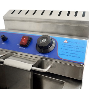 Freidora de Gas de un Solo Tanque con Válvula de Drenaje de Aceite, Capacidad de 18L, Diseño Compacto para Pequeños Restaurantes y Bares, Fácil de Limpiar - Product Image 3