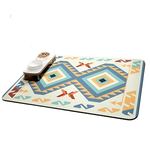 Alfombrilla de goma de barro de diatomeas fácil de limpiar de lujo, alfombrillas antifugas y antideslizantes para alimentación de mascotas para gatos y perros - Product Image 3