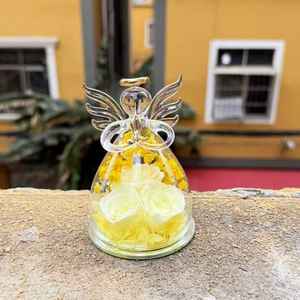 Rosas preservadas Real Touch Flower Eternelle, decoración para el Día de San Valentín, larga duración, 3-5 años, rosa eterna preservada en vidrio - Product Image 2