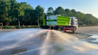 Camion de lutte contre la poussière Dongfeng Dolica 7m Diesel 4x2 Euro 6 avec canon à eau et arroseur, zone de pulvérisation 12-16m pour l'assainissement
