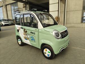 Coche Eléctrico Mini de 1000W Más Vendido en 2025, Dos Puertas, 4 Asientos, Volante a la Derecha, Baja Velocidad, Vehículo de Nueva Energía, Faros LED, Pantalla Táctil - Product Image 4