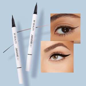 Lápiz Delineador de Ojos Vegano Personalizado, Lápiz Delineador de Ojos Impermeable de Doble Cabezal, Suave y Sin Esfuerzo, 2 en 1, Delineador de Ojos Negro y Lápiz Removedor - Product Image 4