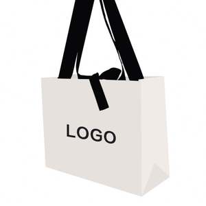 Cintas de Papel Kraft de Lujo para Empaque, Bolsas de Compra de Papel Kraft de Lujo con Logotipo Impreso Personalizado, Asas para Supermercado, Exhibición, Bolsas de Regalo Perfectas - Product Image 4
