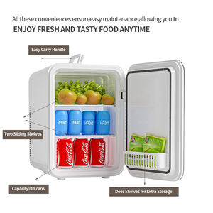 Réfrigérateur cosmétique 8L Fashion Style Beautiful Household Mini Fridge peut être utilisé à la fois pour la voiture et la maison - Product Image 4