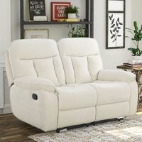 Fauteuil inclinable manuel pivotant confortable à deux places SX-81597-2, rembourrage en mousse, couleur personnalisée, utilisation moderne à domicile, salon, chambre à coucher