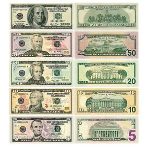 Faux Billets de Dollars Américains Réalistes de Haute Qualité pour Enseigner les Mathématiques, pour Fêtes et Costumes d'Anniversaire, en Papier - Product Image 2