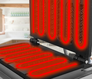 Utilisation commerciale électrique Six grille pâtisserie Machine bureau lait Bar <span class=keywords><strong>Maffei</strong></span> bâton Hot Dog pâtisserie Machine - Product Image 4