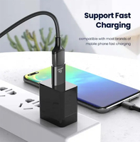 Adaptador USB 3.0 Tipo C de 120W 6A, OTG, Carga Rápida para Laptop y Teléfono, Salida DC, Convertidor USB Macho a Hembra