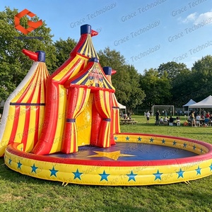 Accessoires pour événements de carnaval, scène de <span class=keywords><strong>cirque</strong></span> gonflable, toile de <span class=keywords><strong>fond</strong></span> pour la décoration d'événements de carnaval - Product Image 2
