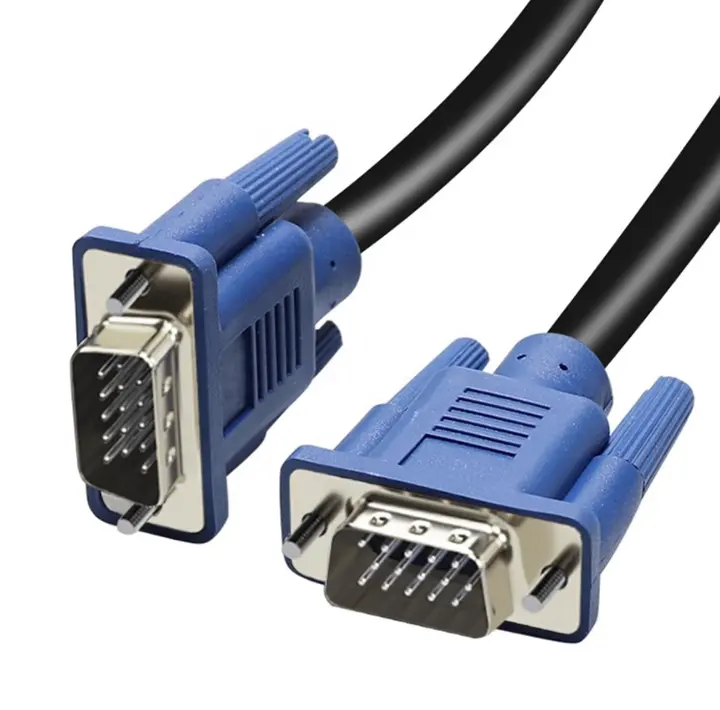 VGA to VGA Cable Male to Male Video Coaxial Monitor Cable with Ferrite Cores Gold Plated Connectors