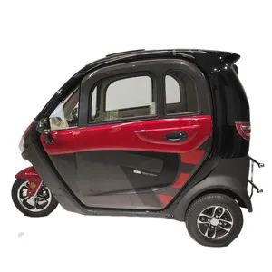 Venta Directa de Fábrica de <span class=keywords><strong>Coches</strong></span> <span class=keywords><strong>Eléctricos</strong></span> Económicos de 3 Ruedas para Adultos con 2-3 Asientos, Potentes 1200W 60V 58AH y Freno de Estacionamiento - Product Image 2