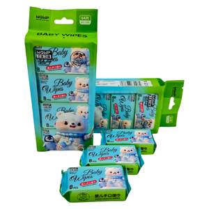 Oem du lịch xách tay kích thước tùy chỉnh ướt khăn lau Mini khăn lau không dệt vải mô dễ thương ướt khăn lau cho tay - Product Image 1