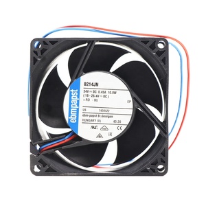 Ebmpapst 8214JN 80x80x38มม. 24V DC 10.8W 78CFM 8400RPM โมดูลทำความเย็นไฟฟ้าโมดูลพัดลมระบายความร้อน8214JNR - Product Image 1