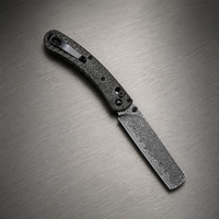 Couteau pliant XF02 64g ultra léger en fibre de carbone 3K, manche en acier Damas VG10, fabrication artisanale, couteau EDC pour gentleman