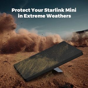 Funda Protectora de Silicona Suave de Color Negro para Starlink Mini, Carcasa Protectora Completa para Starlink Mini - Product Image 6