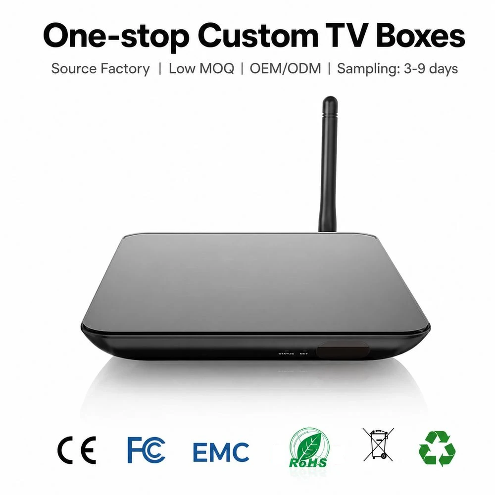 OEM <strong>Android</strong> <strong>TV</strong> <strong>Box</strong> with Amlogic Chipset Options Memory Storage Options <strong>Custom</strong> <strong>Logo</strong> Firmware for Brand Owner Projects