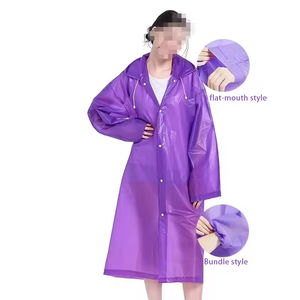 Impermeable Transparente de Plástico Resistente para Exteriores, Desechable, Largo, para Todo el Cuerpo, Impermeable, para Hombre, Precio Unitario, Impermeable Omaga - Product Image 3