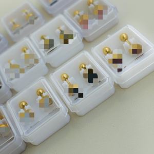 Boucles d'oreilles de marque de luxe, célèbres boucles d'oreilles <span class=keywords><strong>Bb</strong></span> Y Cargo Double C TB, bijoux de créateur, fête, simples, en acier inoxydable, boucles d'oreilles à clous de marque - Product Image 5