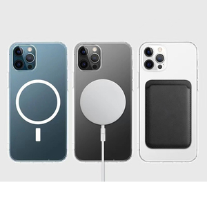 Custodia Magnetica <span class=keywords><strong>Trasparente</strong></span> Antiurto per <span class=keywords><strong>iPhone</strong></span> 15 Pro Max 14 Pro 13 Pro 12 <span class=keywords><strong>11</strong></span> Xr Xs 8 - Product Image 2