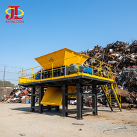 Doppelwellen-Schwerlast-Metallschredder mit Motor für Edelstahl- und Aluminiumschrott-Recyclingsysteme