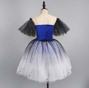 Traje <span class=keywords><strong>de</strong></span> Danza Coral Little Swan <span class=keywords><strong>para</strong></span> <span class=keywords><strong>Niñas</strong></span>, Tutú Largo Profesional <span class=keywords><strong>de</strong></span> Ballet Romántico, Tutú <span class=keywords><strong>de</strong></span> Danza Lírica Moderna y Económica - Product Image 3