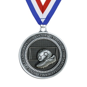 Trofeos y medallas de fútbol, karate y maratón únicos para premios escolares, al por mayor, económicos, para el Hombre del Partido - Product Image 1