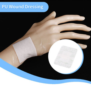 Pansement hydrocolloïde transparent de qualité supérieure, imperméable, en PU, personnalisable, OEM, pour usage hospitalier, avec logo et emballage - Product Image 2