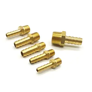 Brass Hose Barb Fitting 3/8 Male Adapter