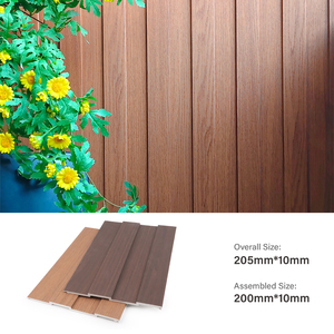 Panel de Pared Ranurado de WPC, Estilo Moderno, Sólido, Impermeable y Resistente a la Humedad, para Renovación de <span class=keywords><strong>Interiores</strong></span> de Apartamentos - Product Image 2
