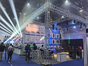 Hệ thống nâng giàn đèn sân khấu bằng nhôm F34 290mm, giàn dựng sự kiện, cần cẩu nâng tay, khớp nối giàn - Product Image 5