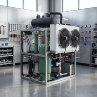 Nueva Tecnología Haiyue, Máquina para Hacer Hielo en Tubo de 0.5 Toneladas, Fabricante de Máquinas de Hielo en Tubo Industriales, Máquina Comercial de Hielo en Tubo