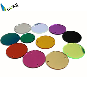 Chanceux en vrac acrylique miroir danse robe ronde en plastique paillettes robe <span class=keywords><strong>or</strong></span> clair couleur argent acrylique strass robe <span class=keywords><strong>latine</strong></span> - Product Image 5