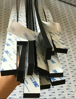 Bande adhésive en mousse acrylique noire, carrée, sur mesure, haute adhérence, extrudée, résistante à la chaleur, pour joint d'étanchéité