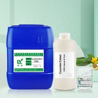Extrait de concombre Extrait naturel de concombre biologique pour les soins de la peau cosmétique Hydrosol de concombre pressé à froid pour savon pour le visage et les mains