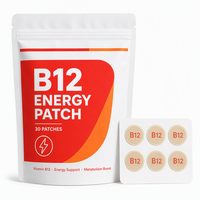 Patchs Transdermiques Hypoallergéniques de Vitamine B12 OEM pour Peaux Sensibles – Soutien Énergétique et Apport Nutritionnel